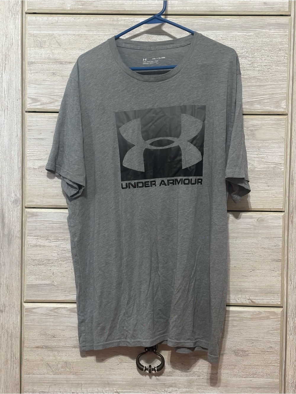 Under Armour Men's Gray Logo Short Sleeve Tee